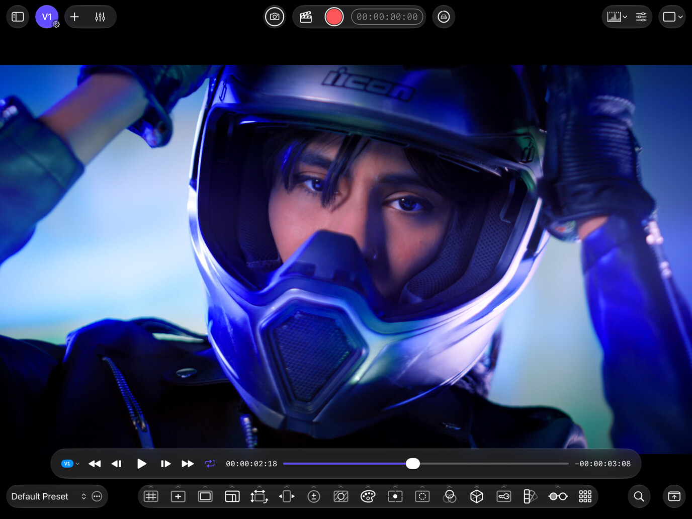 Monitor with video assist and playback controls