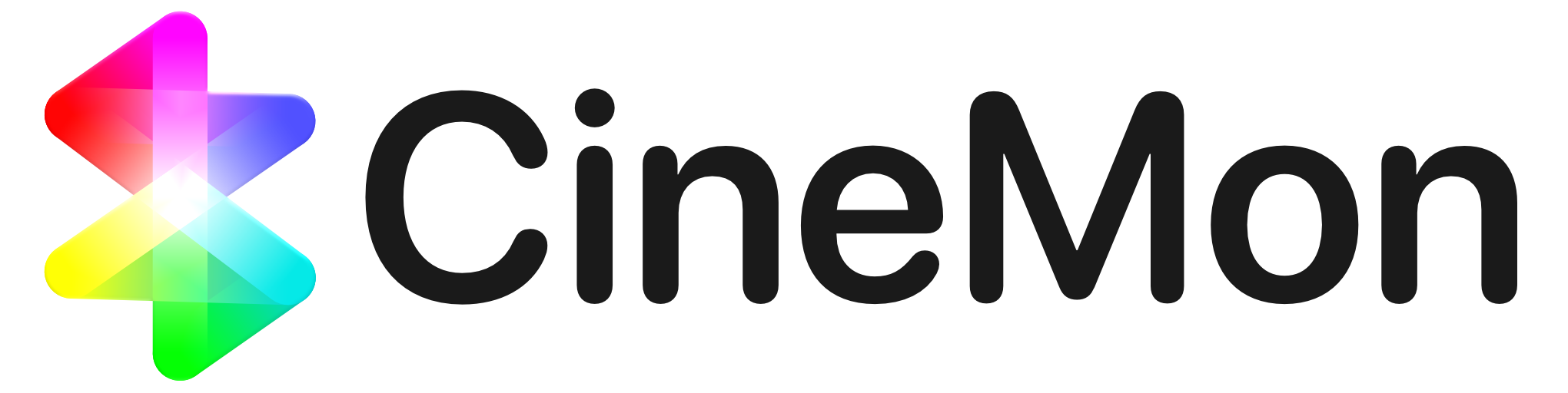 CineMon horizontal logo for light backgrounds